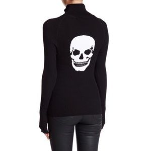 SKULL CASHMERE - Faith Ribbed Turtleneck